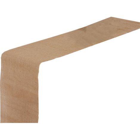 Vintage Tischläufer aus Sackleinen, Tischdecke aus Jute-B