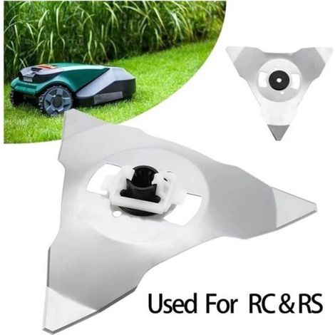 Lame De Coupe - Acier Inoxydable - Pour Robot Tondeuse Robomow RS Et RC - Lot De 2 (1/5)