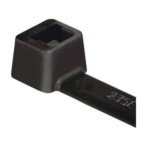HellermannTyton 112-03060 T30R-PA66UV-BK Serre-câble 148 mm 3.60 mm noir stabilisé aux UV 100 pc(s) (1/2)