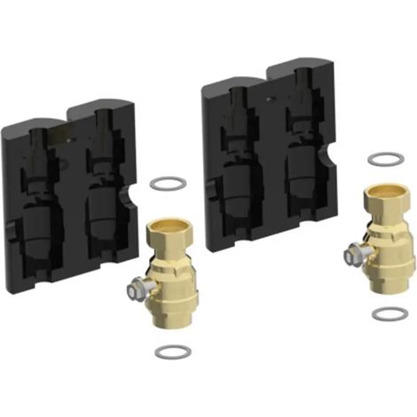 Brötje Absperr-Set Wärmepumpe ADH WP 1 1/4", gedämmt, 7877120