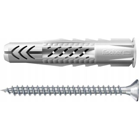 Fischer 25x Taco Universal UX 6 x 35 RH con borde y gancho redondo - 94407