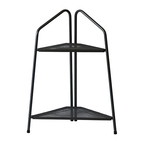 Modern Corner Plant Stand 2 Shelf