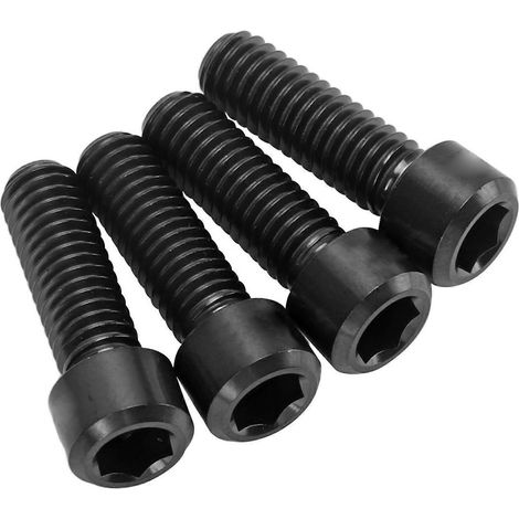 M6x18mm Mountainbike-Scheibenbremsschrauben – 4er-Set Schrauben aus Edelstahl-Titanlegierung für Bremssattel, robuste Fahrradbefestigung