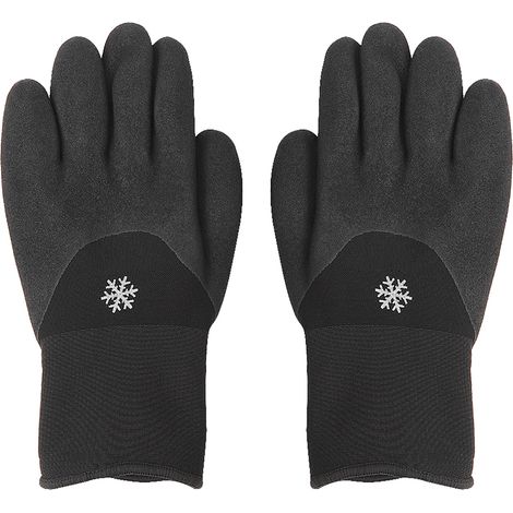 Nitril-Arbeitshandschuhe mit Antirutschbeschichtung und Beständigkeit gegen niedrige Temperaturen (bis zu -30°C) für optimalen Handschutz. (1/5)