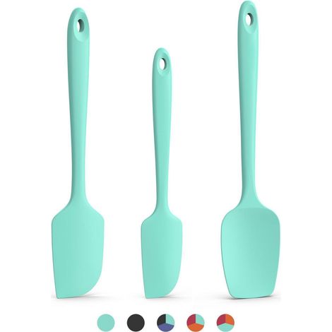 Silikon Kochspatel Set 3-teilig, 315°C hitzebeständig, flexibel, antihaft