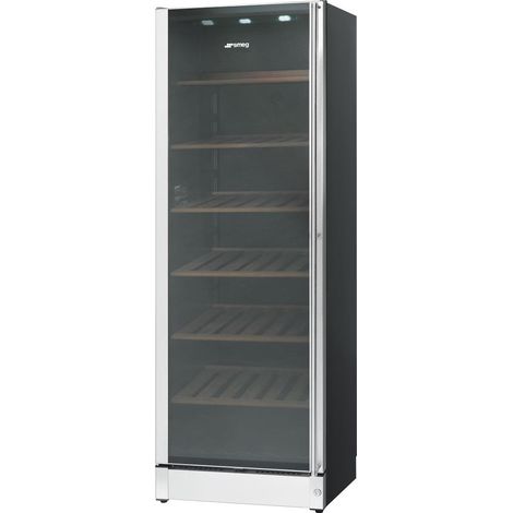 Smeg SCV115GS Cantinetta vino con compressore Libera installazione Nero 197 bottiglie (1/4)