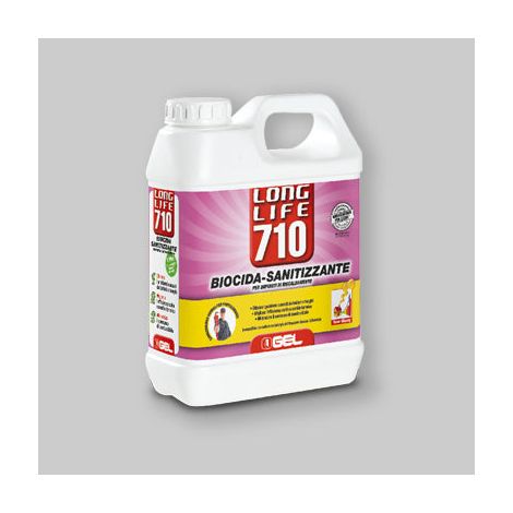 BIOCIDA-SANITIZZANTE PER IMPIANTI TERMICI ""LONG LIFE 710"" Tanica 1 lt.