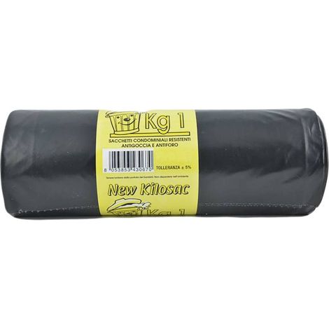 SACCHI PER NETTEZZA URBANA 'PESANTI' cm 70x110 - rt.1 kg - ambra