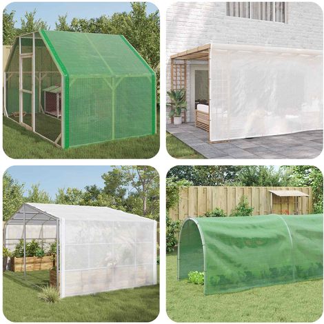 vidaXL Telo con Occhielli Verde 6 x 10 m 140 gsm PE (1/5)