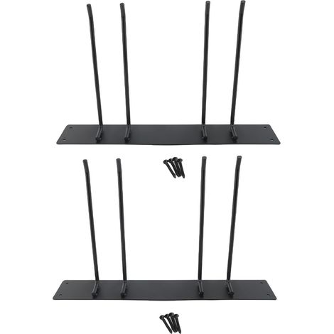 Crochet chaise pliable mural outil jardin – Acier carbone robuste organisation garage 2 packs, rangement (1/4)