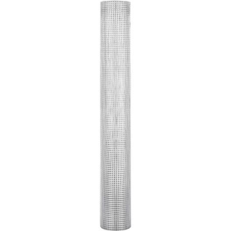 Mophorn Grillage Galvanisé Maille Carrée 12,7 mm, Rouleau de Grillage Soudé 1,5 x 15,2 m avec Fil Métallique Calibre 19 pour Clôtures de Jardin, Enclos à Poules et Protection des Plantes (1/5)