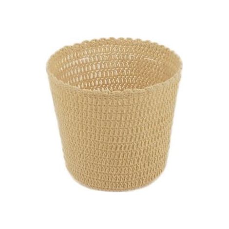 Porta vaso cotone rigido tondo (kit da 5)
