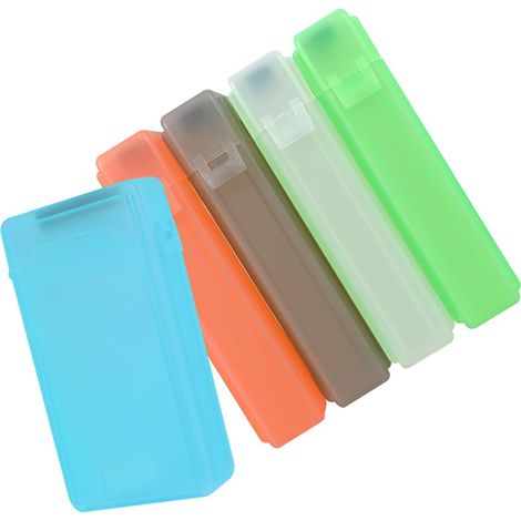 Boîte de Protection pour Disque Dur 2, 5 Pouces Abs, Lot de 5 Léger et Portable, Résistance aux Chocs Chutes, Usage Bureau et Maison (1/5)