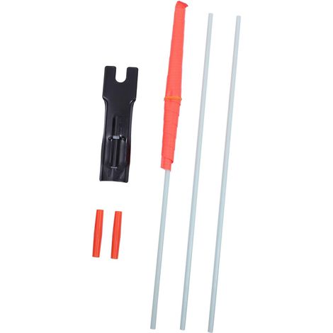 Drapeau Accessoire Garçon ou Visibilité de Sécurité Vélo pour Haute et Facile à Installer Tige en Fibre de Verre et Fixation Porte-Bagages Couleur Aléatoire Filles (1/5)