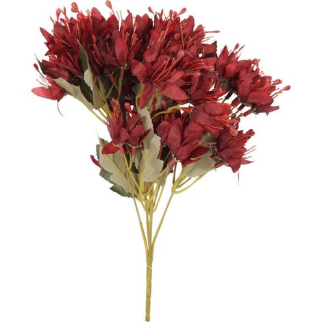 Bouquet di 5 rami con fiori di azalea rossa (1/2)