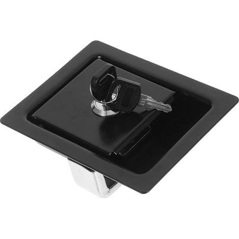 Serrure de Porte en Acier Laminé à Froid pour Armoire de Distribution Verrouillage Haute Sécurité pour Véhicule Sanitaire et Environnement Industriel (1/5)
