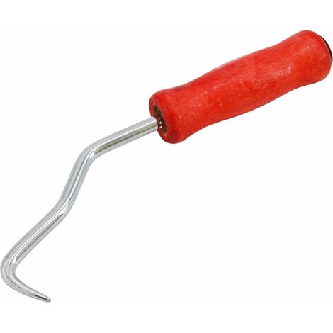 Llave para alambre de acero Awtools, modelo con mango de madera, ideal para trabajos de construcción, resistente, fácil de usar, alta durabilidad, perfecta para manipulación de alambre.