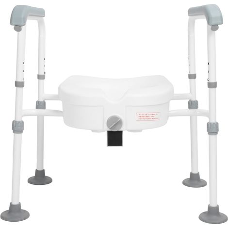 Eosnow Erhöhter Toilettensitz mit Griffen, hochstabile Edelstahl-Erhöhungen für Senioren, schwangere Frauen (1/5)