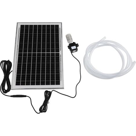 10-W-Solarwasserpumpe mit Filter, 2,5 m Förderhöhe, Tauchpumpe für Fischteiche, Aquarien und Bewässerungsnetze (1/5)
