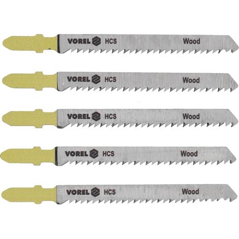 Stichsägeblätter für Holz, T-Schaft, 5-teiliges Set