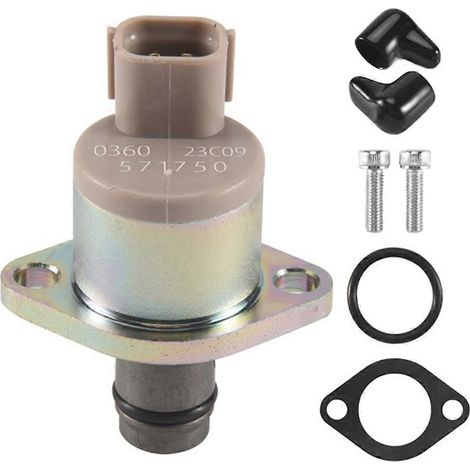 Soupape de régulation de pression d'aspiration de pompe à carburant (SCV) compatible avec Peugeot, Mazda, Nissan, Mitsubishi, Ford et Opel (références : 294200-0360 et 6C1Q-9358-AB).