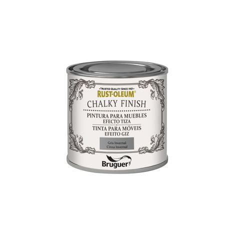 Pintura Al Agua Para Muebles 125 Ml Gris Chalky Rust-Oleum (1/3)