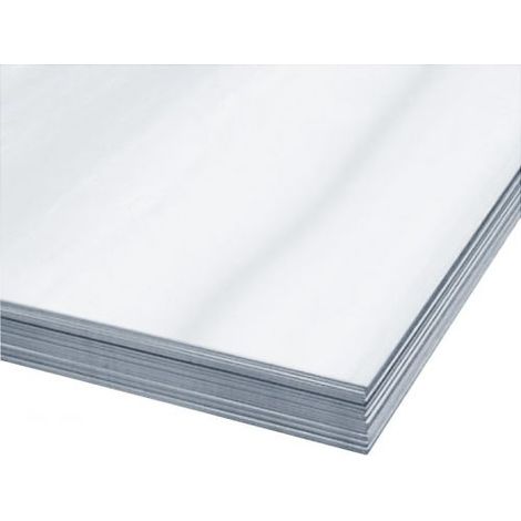 Lamiera zincata piana 100 x 200 cm n. 28 spessore 0,40 mm 7 kg (1/5)