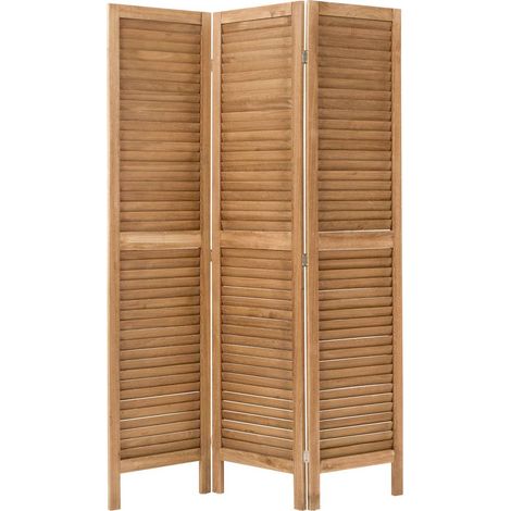 Paravento pieghevole camila marrone 120x2cm - Atmosphera créateur d'intérieur