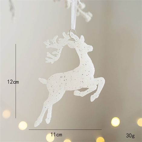 Pendentif Renne - Décoration Arbre De Noël - Or Brillant - 15 cm - PVC - 1 Pièce (1/3)