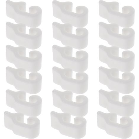 clips en plastique blanc pour la fixation et la fermeture