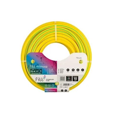 FITT MIMOSA D15 Tuyau d'arrosage jaune 25 mètres