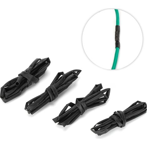 Kit de gaine thermorétractable, 4 tailles, 1 mètre chacune, 3-4-5-6 mm, best-seller en sachet. (1/5)