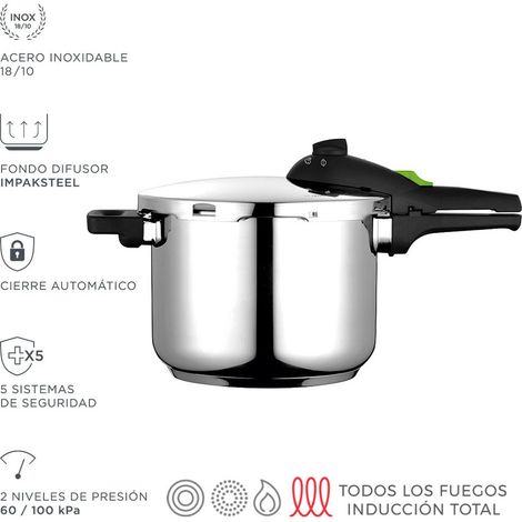 Cocotte Fagor Rapid 4l Cuisson Rapide Inox 18/10 - Fagor (1/3)