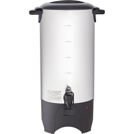 Mophorn Dispenser per Caffe Bevande Calde in Acciaio Inossidabile 1000W per Hotel Bar Buffet Cavo Staccabile, Bollitore Distributore per Caffe Te Bevande Calde Elettrico Commerciale in Acciaio Inox (1/5)