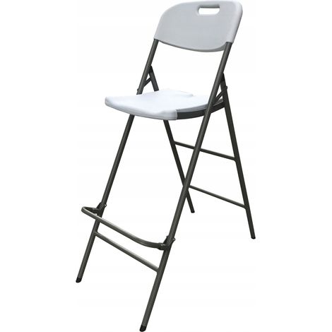 Sgabello da catering pieghevole Nuforma 70 cm, sgabello da bar con schienale (1/5)