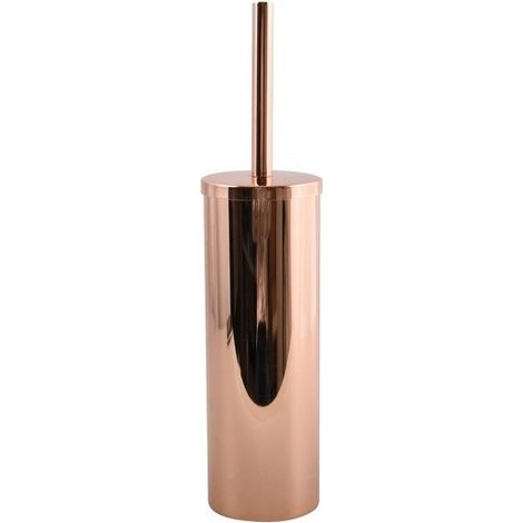 Escobillero con soporte de acero inoxidable DOHA Efecto Cobre MSV