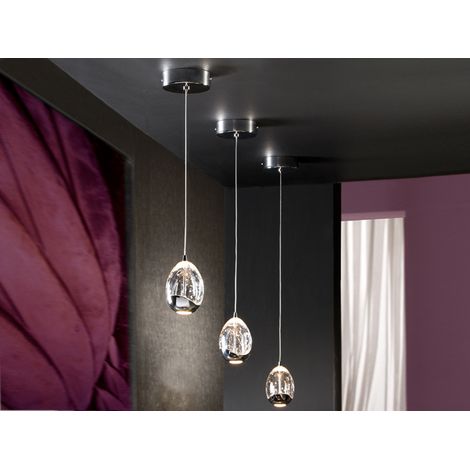 LAMPARA  ROCIO  1 LED CROMO (1/3)