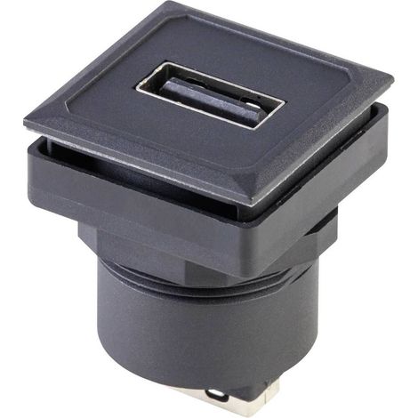 Presa da incasso USB OKTRON-JUWEL Presa verticale OKJUSBAA Presa USB tipo A su presa USB tipo A OKJUSBAA Schlegel C