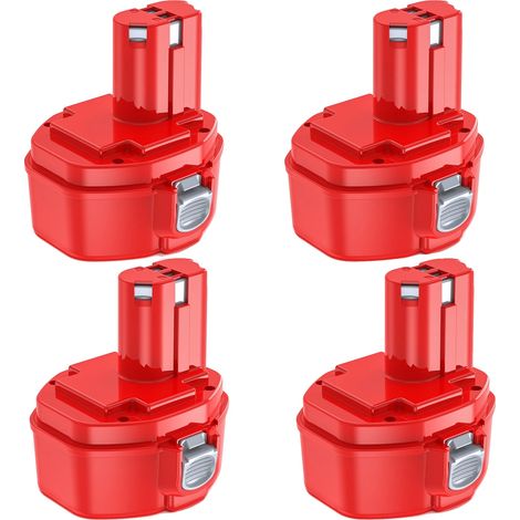 Wiederaufladbarer Akku, 5000 mAh Kapazität, 14,4 V Spannung, 4 Stück 5000 mAh (1/2)