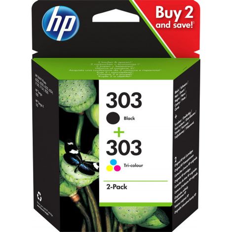 Cartouche d encre HP pack 303 Noir + 3 couleurs