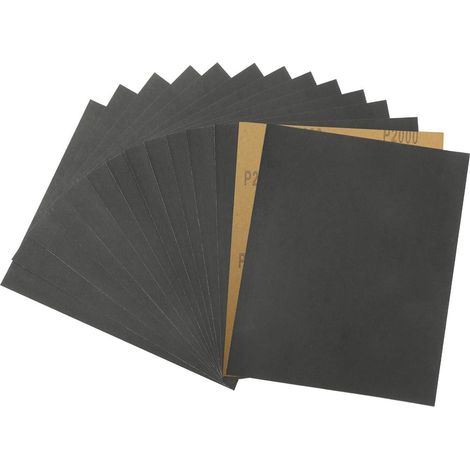 Schleifpapier nass 230x280mm Metall Auto 2000 Körnung 15 Stück (1/5)