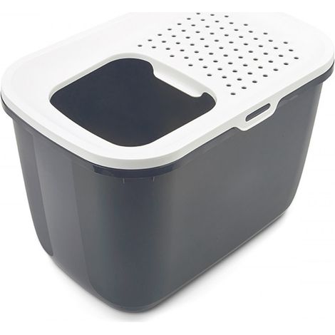 Caja de arena con entrada superior Hop In antracita 400505 Savic (1/5)