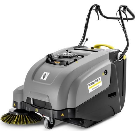 KARCHER Balayeuse Autotractee KM 75 40 W G 1.049-216.0, Moteur Essence Kohler 3300W, Largeur 750 mm, Cuve 40 Litres, 3375 m2 par h, Garantie 2 ans