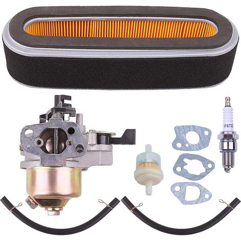 Carburateur Adefol avec kit de conduite de filtre à air pour moteur de tondeuse Honda GXV120 GXV140 GXV160 HR194 HR195 HR214 HR215 5,5CV (1/5)