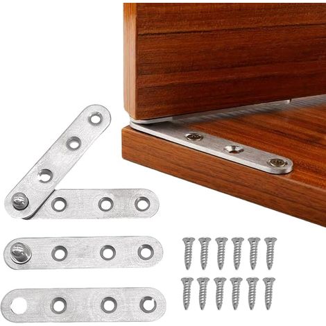 Charnière de Porte Tournante Acier Inoxydable Charnières Porte Rotation Degrés Charnières Pivot Dissimulées Maisons Fenêtres Charnière ligne 7817.51.7mm (1/5)