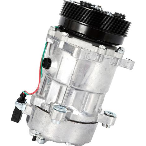 Compresseur de climatisation, tension 12V, huile PAG46, Argent (1/2)
