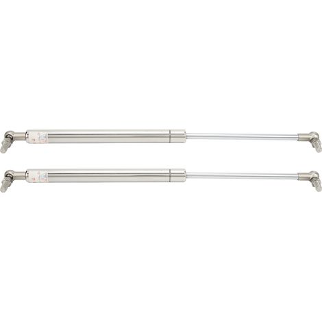 Vérin à gaz de 414 mm, support de couvercle, ressort à gaz, acier inoxydable, pour plancher, trappe, armoire, boîte à outils, camping-car, camionnette, caravane (1/5)