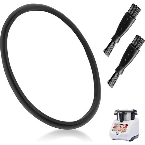 Joint Couvercle pour Monsieur Cuisine Connect, Pieces Detachees Compatible avec Monsieur Cuisine Connect Connect Trend Smart,Joint de Rechange avec 2 Brosses de Nettoyage (1/5)