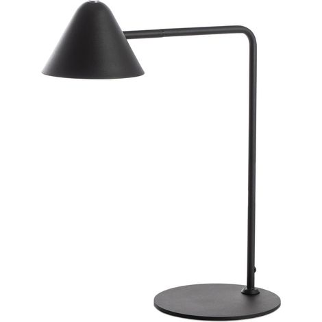 Lampada da Tavolo a LED 20x37,5xH48,5 cm in Metallo e Marmo Antares Nero (1/3)