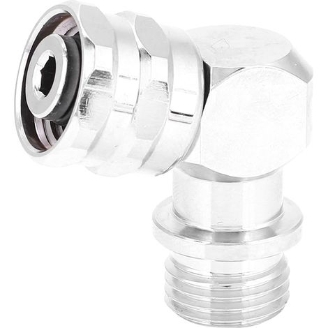 Adaptateur Pivotant en Laiton Chromé 110° pour Équipement de Plongée (1/5)